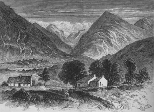 Scenic Scottish Landscapes Drucke: Glencoe, c1880