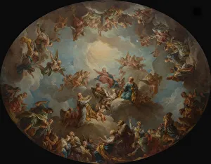 Assumption Of The Blessed Virgin Drucke: The Glorification of the Virgin, 1732