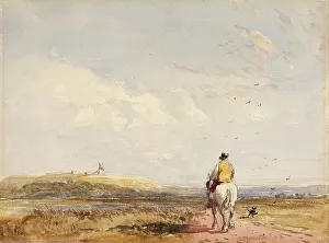 Watercolour On Paper Artworks Drucke: Going to the Mill, 1832-38. Creator: David Cox the Elder