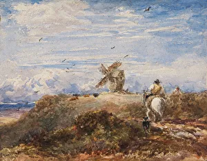 David Cox The Elder Paintings Drucke: Going to the Mill, 1848. Creator: David Cox the Elder