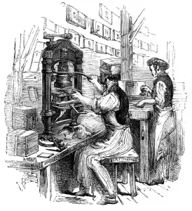 Goldschutzdruckerpresse, 1886
