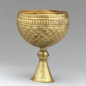 Golde Becher, Awar oder byzantinisch, um 700 n. Chr., Schöpfer unbekannt