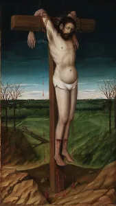 Drucke von Der Gute Dieb (Heiliger Dismus), um 1450 bis 1460 Dänemark Drucke: Der Gute Dieb (Heiliger Dismas), um 1450 - 1460. Schöpfer unbekannt
