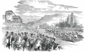 Goodwood-Rennen, 1850. Künstler: Unbekannt.