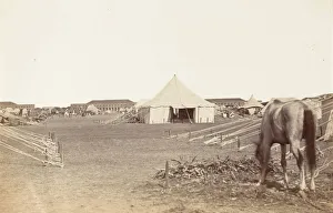British Empire Colonialism History Drucke: Part of Governor Generals Camp at Cawnpoor, 1859, 1859. Creator: Unknown