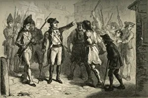 Albert Bobbett Artwork Drucke: Governor Tryon and the Regulators, (1877). Creator: Albert Bobbett