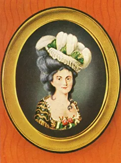 World History Figures Drucke: Grafin Dubarry, (1933). Creator: Unknown