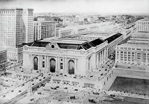 Historic Train Stations USA Drucke: Grand Central Station, between c1910 and c1915. Creator: Bain News Service