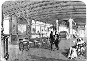 Isambard Kingdom Brunel Design Drucke: The Grand Saloon on board the Great Eastern, 1859