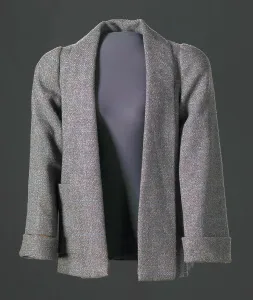 Mid 20th Century Fashion Drucke: Grey jacket designed by Arthur McGee, mid 20th-late 20th century. Creator: Arthur McGee