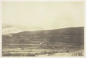Crimean War Photography Drucke: The Guards Redoubt, Inkermann, 1855. Creator: Roger Fenton