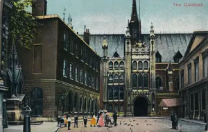 London City Centre Images Drucke: The Guildhall, c1910