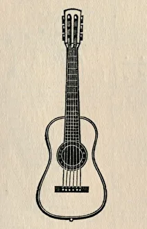 Die Gitarre, 1895. Künstler: Unbekannt.