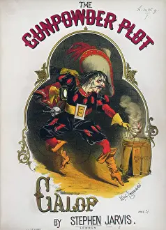 Die Gunpowder Plot Galop, 1866. Ersteller: Unbekannt. Die Gunpowder Plot Galop, 1866. Ersteller: Unbekannt