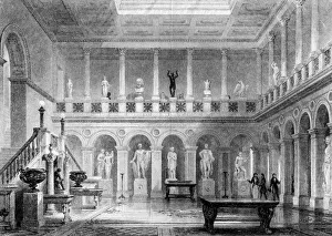 Ein Saal in Deepdene, Dorking, Surrey im 19. Jahrhundert. Künstlerin: MJ Starling