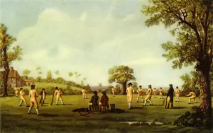 Das Hambledon-Spiel, (1941). Schöpfer: Unbekannt.