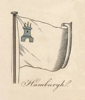 Naval Warfare Illustrations Drucke: Hamburgh, 1838