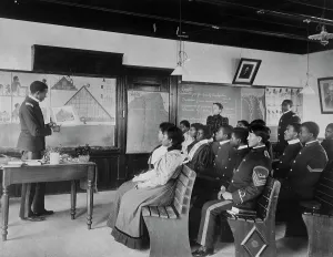 Black And White Classroom Photos Drucke: Hampton Institute, Hampton, Va