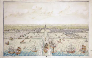 State Hermitage Collection Images Drucke: Harbour at Kronshtadt. Draft
