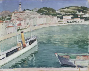 State Hermitage Collection Drucke: Harbour at Menton, 1905