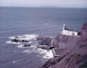 Atlantic Ocean Views UK Drucke: Hartland Point Lighthouse, Devon, c1955. Creator: Arthur Charles Kirby Ware