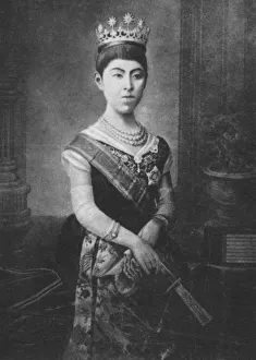 Victorian Era Women Drucke: Haruko, c1893
