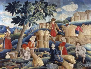 Ernte, England, 1701 / 25. Schöpfer unbekannt