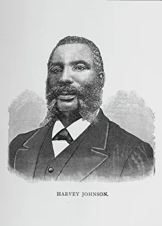 Harvey Johnson, 1887. Schöpfer: Unbekannt.