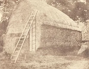 Salted Paper Print Photography Drucke: Haystack, 1844. Creator: William Henry Fox Talbot