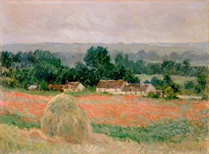 Drucke von Heuschober bei Giverny, 1886 Eure Drucke: Heuballen bei Giverny, 1886. Künstler: Claude Monet