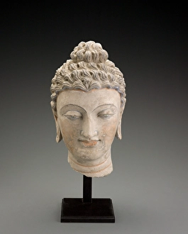 Buddha-Kopf, 3.-4. Jahrhundert. Schöpfer: Unbekannt.