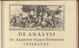 Great Britain Fine Art Images Drucke: Headpiece from Analysis per Quantitatum Series
