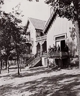 Sitz des Generals Hooks Hauptquartier 1861 - 65 Ersteller: Alexander Gardner