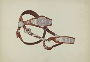Kopfhalter, um 1940 von Hal Blakeley erstellt