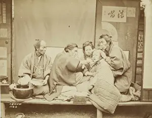 Japanese Heritage Images Drucke: Healing the Sick, 1884. Creator: Unknown