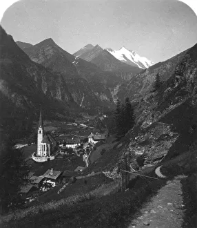 Heiligenblut Austria Drucke: Heiligenblut and Grossglockner, Austria, c1900s. Artist: Wurthle & Sons