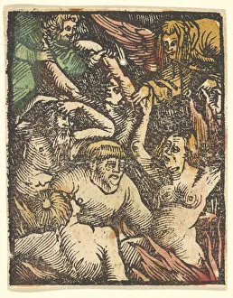 Drucke von Hölle, nach dem Jahr 1511 Hans Baldung Grien Drucke: Hölle, Kopie; nach 1511 Erfinder unbekannt
