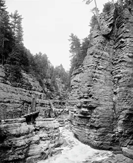 Hölle Tür und Jakobs Leiter, Auseblicher Graben zwischen 1900 und 1910. Ersteller unbekannt