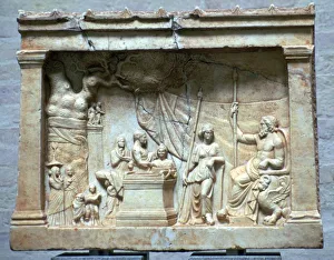 Hellänstischer Relief eines Opfers