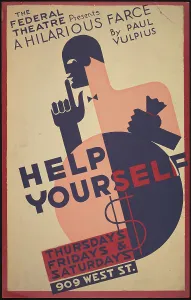 Works Progress Administration Posters Drucke: Help Yourself, [193-]. Creator: Unknown