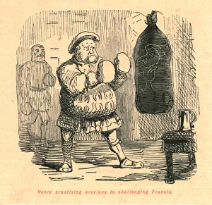 John Leech Illustrations Drucke: Henry practising previous to challenging Francis, 1897. Creator: John Leech
