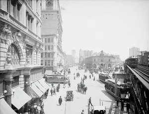 Old New York Street Scene Drucke: Herald Square, New York, c1904. Creator: Unknown