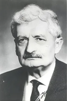 German Physicist Drucke: Hermann Oberth, German physicist and engineer, c1960. Creator: Richard Krauss