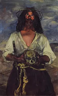 Drucke von Mönch, 1904 Z Drucke: Mönch, 1904. Künstler: Ignacio Zuloaga
