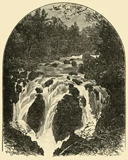 Scottish Geographical Features Drucke: Hermitage Fall, 1898. Creator: Unknown