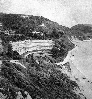 Stereoscopic Photography UK Drucke: Hesketh Crescent, Torquay, Devon, early 20th century