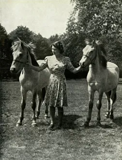 Black And White Royal Images Drucke: High Spirits, 1947. Creator: Unknown