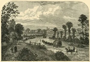 Horse Drawn Vehicles UK Drucke: Highgate, from Upper Holloway, c1876. Creator: Unknown
