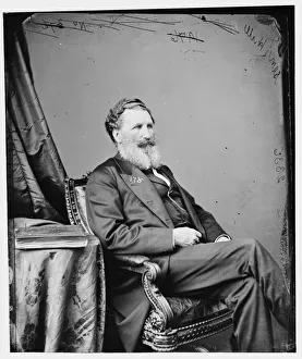 American Politician Image Drucke: Hill, between 1860 and 1875. Creator: Unknown