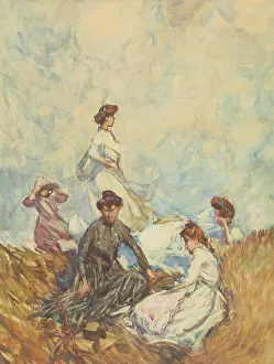 Der Gipfelhügel um 1908 von Frances Hodgkin